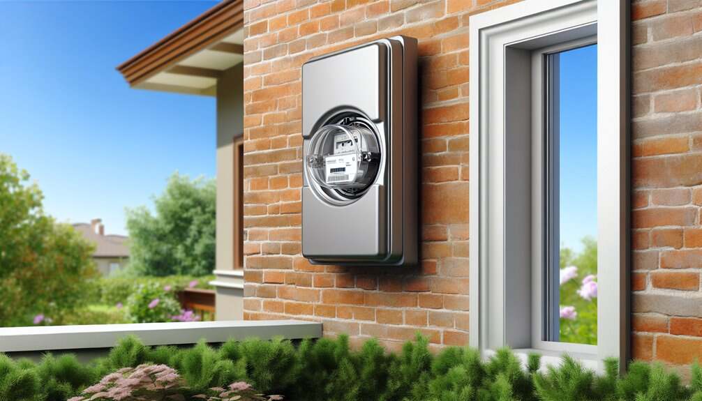 Electric Meter Box Outside Bedroom