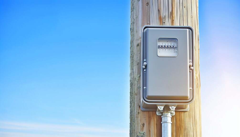 Meter Box on Pole