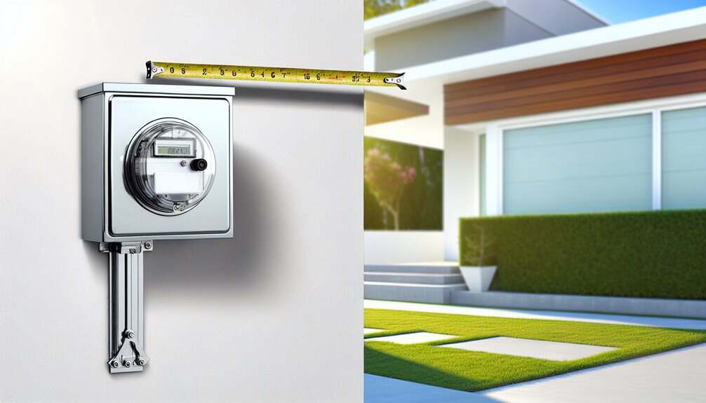 meter box height specifications